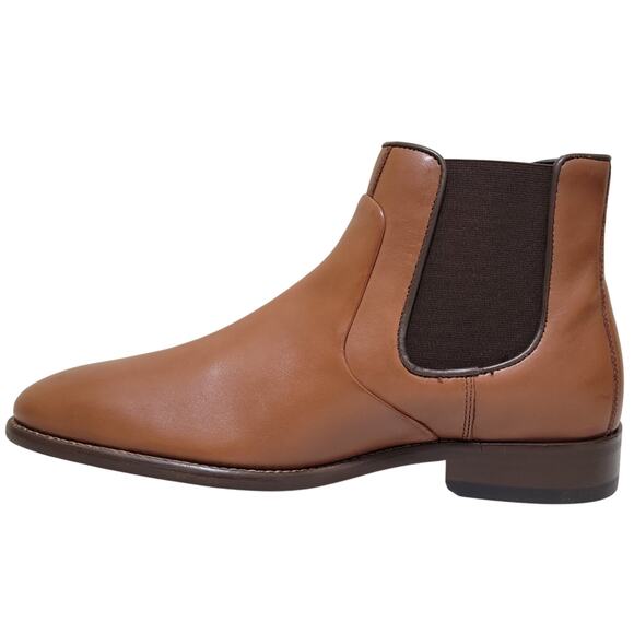 Johnston & Murphy Men Stockton Chelsea Boots Size US 8.5M Tan Brown Full Grain main image 5
